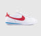 Nike Cortez Trainers  White Varsity Red Varsity Blue