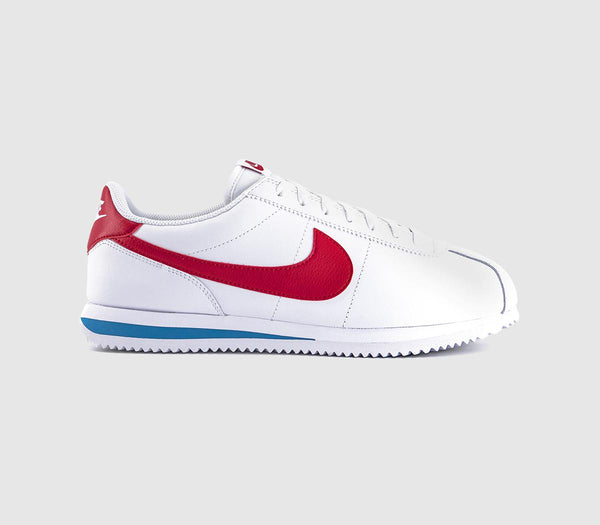 Nike Cortez Trainers White White Varsity Red Varsity Blue