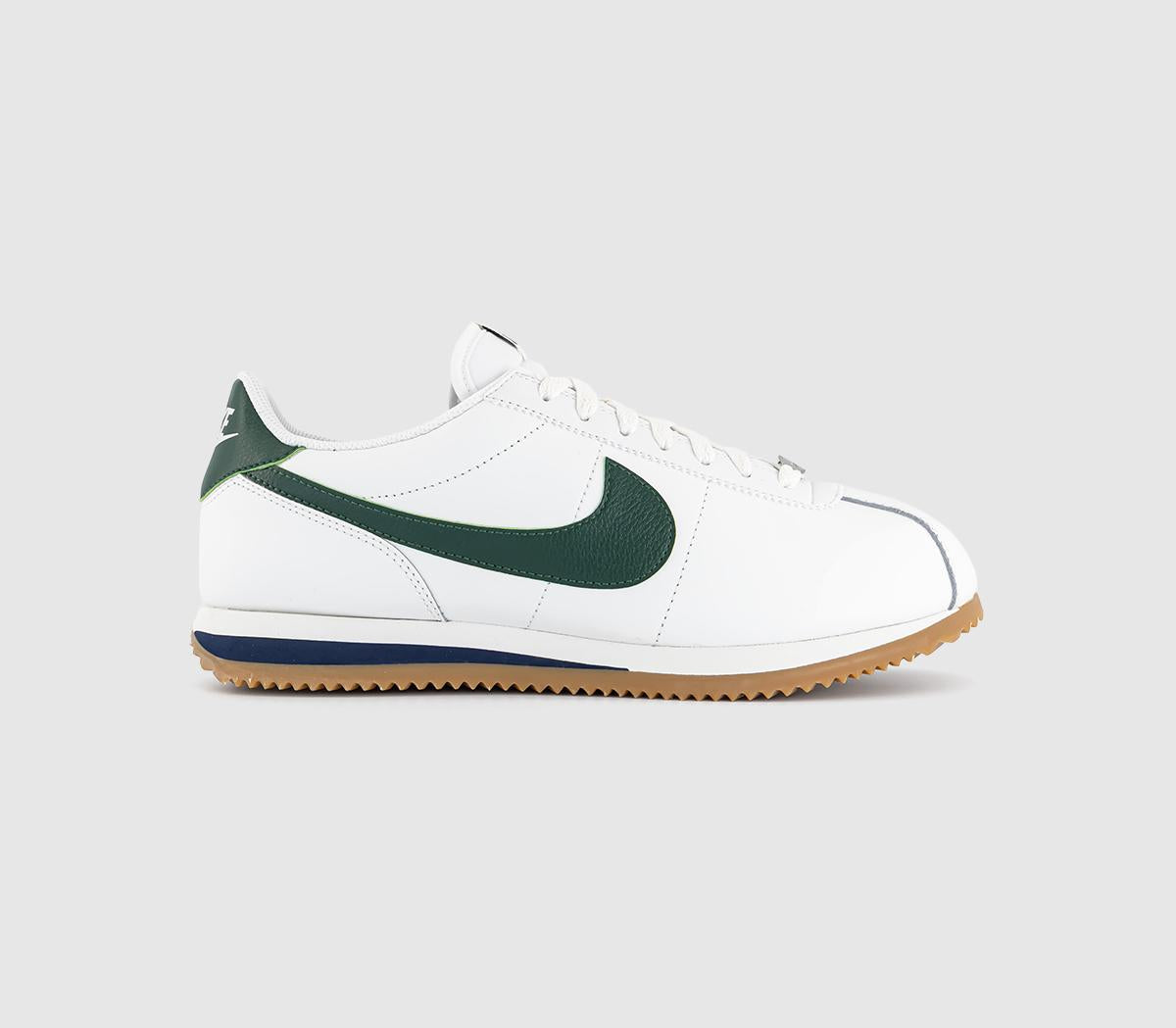 Nike Cortez Trainers Summit White Fir Midnight Navy