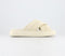 Odd Sizes - Womens Toms Mallow Crossover Slides Beige - UK Sizes Right 6/Left 5