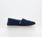 Womens Toms Alpargata Navy Uk Size 4