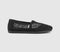 Womens TOMS Alpargata Flats Black Moroccan Crochet