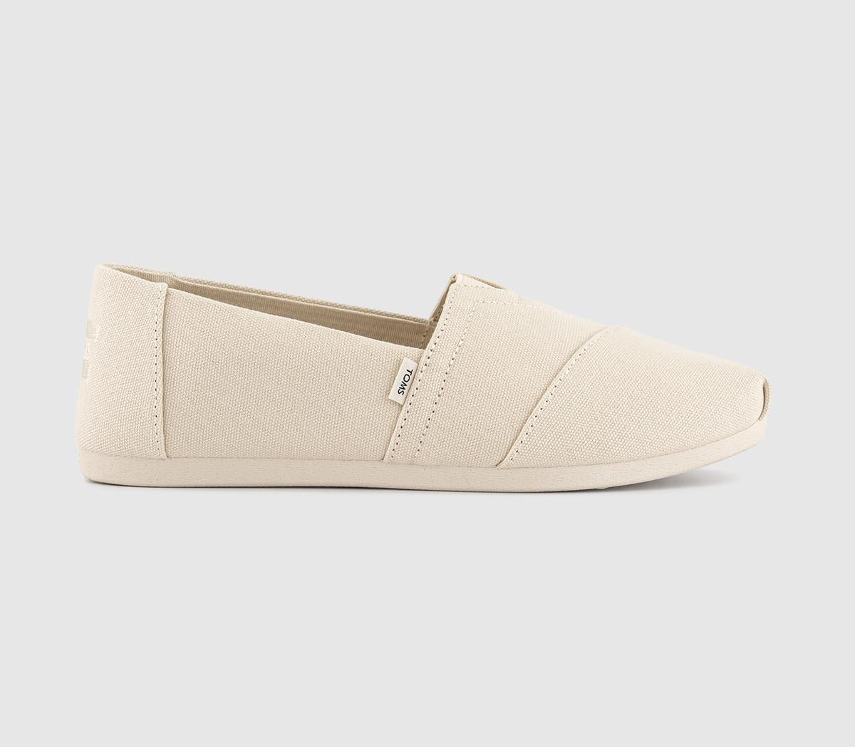 Womens Toms Alpargata Ivory Recycled Cotton Canvas