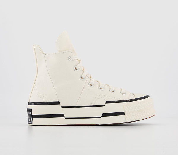 Odd sizes - Converse Chuck 70 Plus Egret Black Egret Uk Sizes Right 7/Left 6