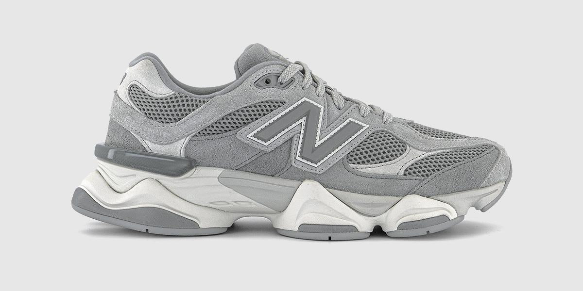 New Balance 9060 Trainers Slate Grey White Grey – OFFCUTS SHOES by