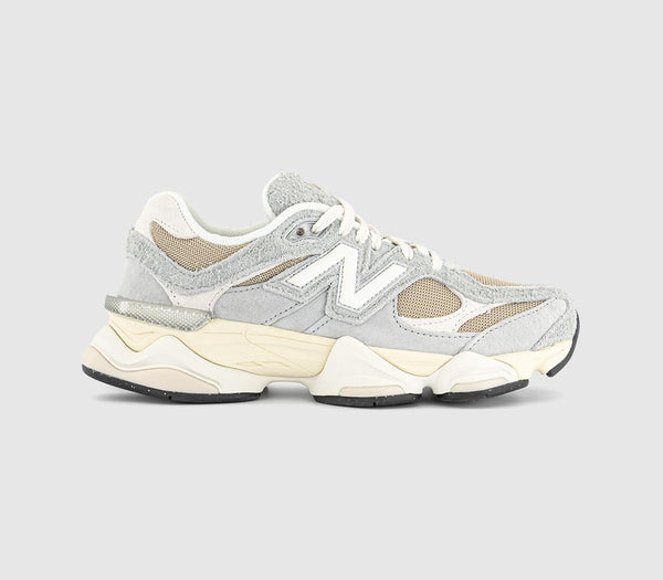 Odd sizes - New Balance 9060 Trainers Lone Star Grey Stoneware Uk Sizes Right 4/Left 4.5