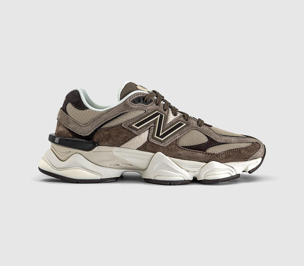 New Balance 9060 Trainers Brown Orewood White