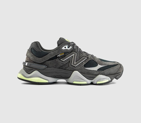 New Balance 9060 Trainers Black Cement Dry Lime
