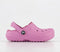 Odd sizes - Kids Croc Classic Lined Clog K Taffy Pink UK Sizes Right 1 youth/Left 2 youth