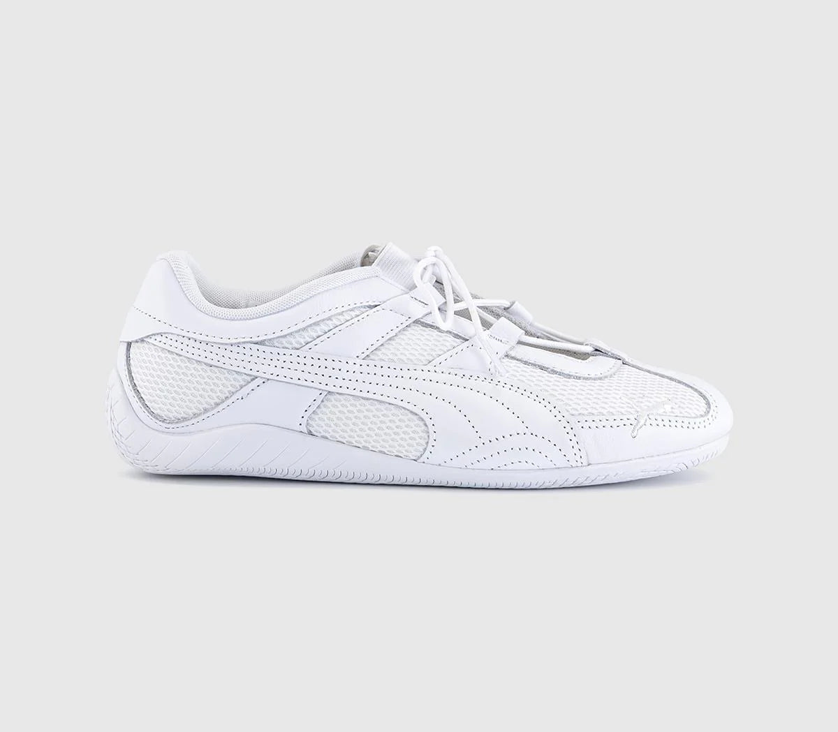 PUMA Speedcat Go Trainers Puma White Vapor Gray UK Size 5