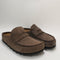Womens BIRKENSTOCK Naples Wrapped EXQUISITE Loafers Suede Concrete Gray UK Size 7.5 EU41