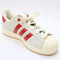adidas Superstar Il Trainers Cream White Better Scarlet Sandy Pink UK Size 4
