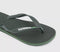 Womens Havaianas Brasil Logo Flip Flop Green Olive UK Size 4 to 5 EU37/38