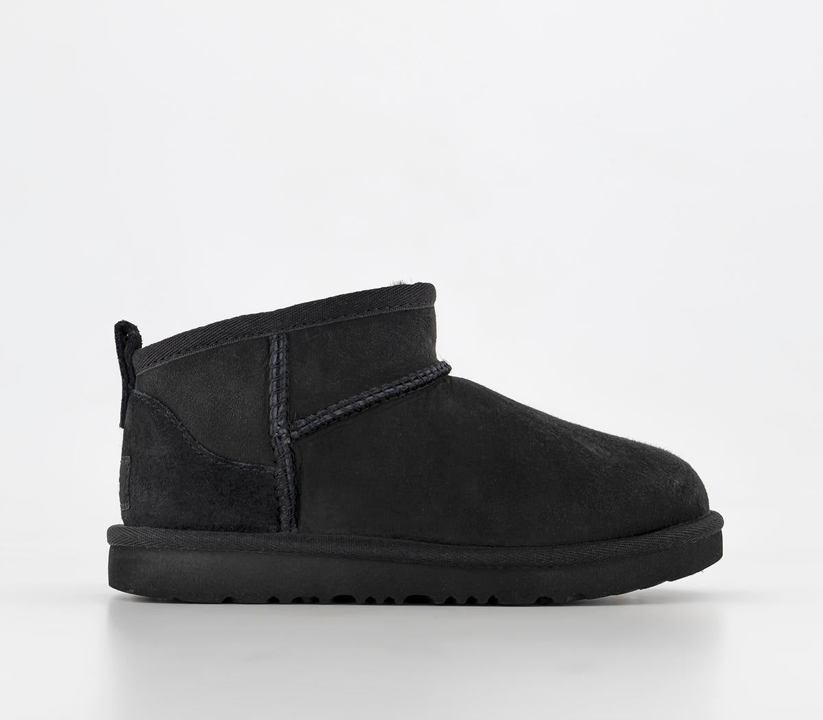 Kids UGG Classic Ultra Mini Ii Youth Black Uk Size 1 Youth