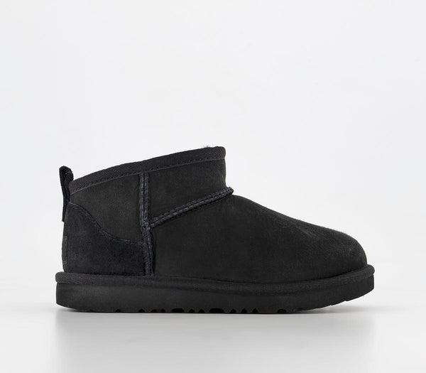 Kids UGG Classic Ultra Mini Ii Youth Black Uk Size 1 Youth