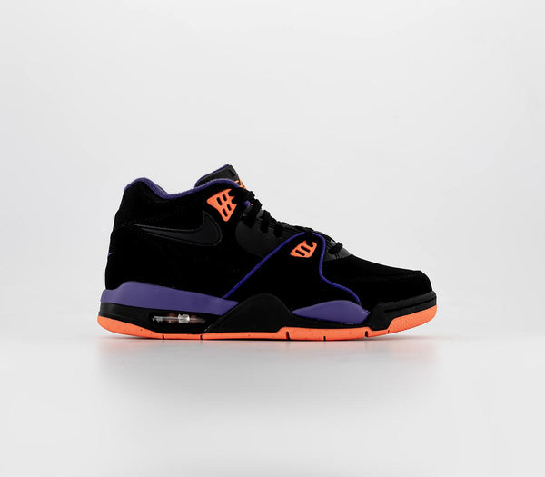 Odd Sizes - Nike Air Flight 89 Black Court Purple Hyper Crimson - UK Sizes Right 11/Left 10