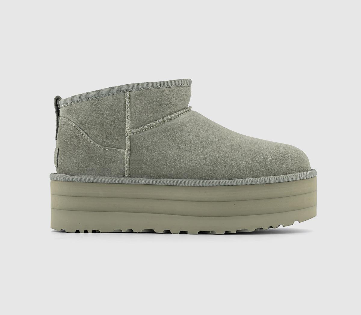Womens UGG Classic Ultra Mini Platform Shaded Clover Uk Size 7