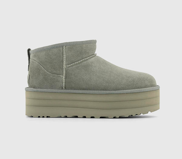 Womens UGG Classic Ultra Mini Platform Shaded Clover Uk Size 8