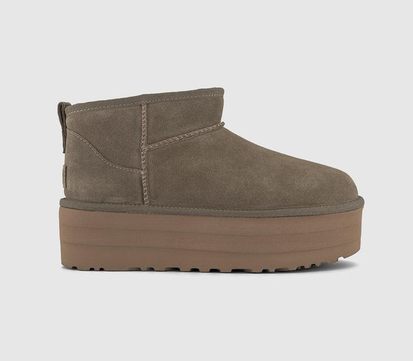 Womens UGG Classic Ultra Mini Platform Antelope