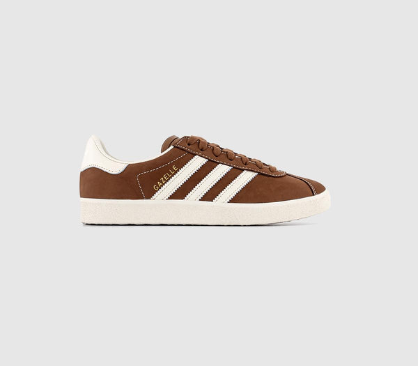 Odd Sizes - adidas Gazelle 85 Preloved Brown Chalk White Wonder White - UK Sizes Right 5/Left 6