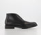 Odd Sizes - Mens Poste Padrone Chukka Boots Black Leather - UK Sizes Right 9/Left 10