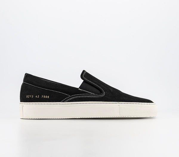 Common Projects Slip On Trainers Black Off White