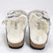 Womens BIRKENSTOCK Womens BIRKENSTOCK Arizona Two Strap Shearling Sandals Grey Suede UK Size 4.5 EU37