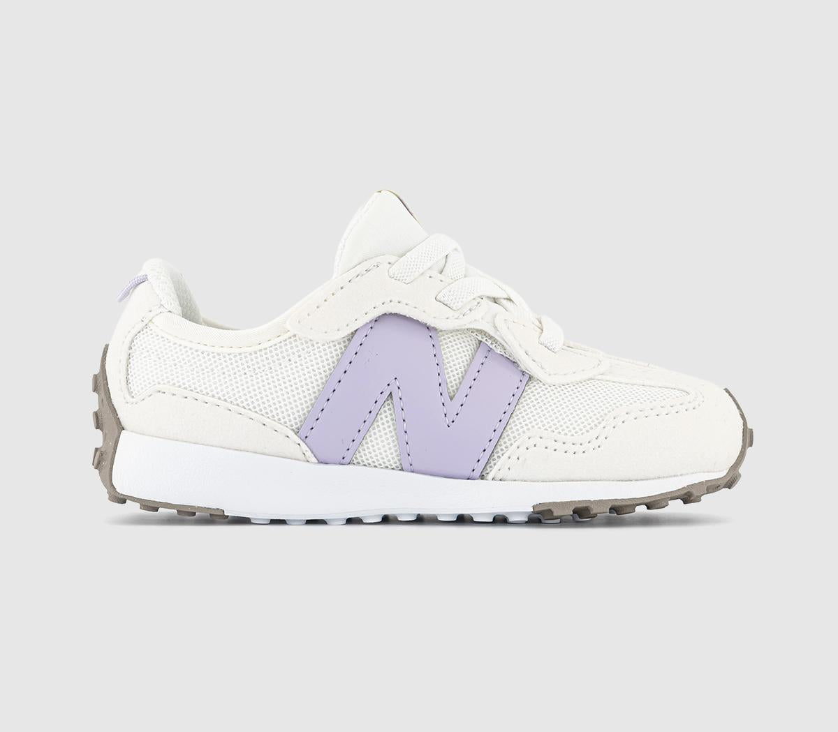 Kids New Balance 327 Infant Trainers Bright Lavender