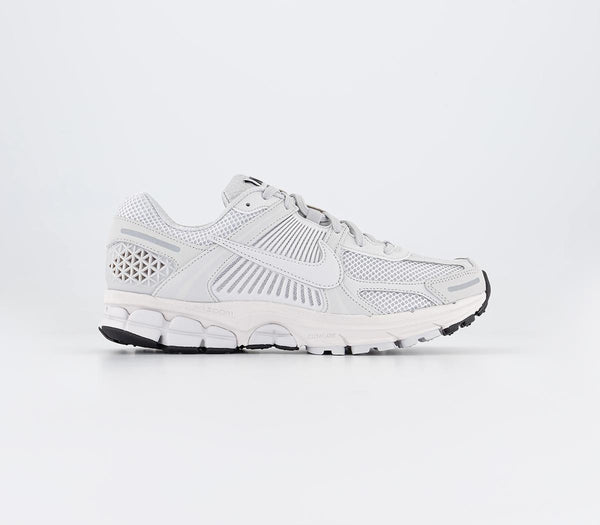 Odd Sizes -  Nike Zoom Vomero 5 Vast Grey Black Sail Metallic Silver Total Crimson - UK Sizes Right 6Eu40/Left 6Eu39