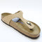 Womens BIRKENSTOCK Toe Thong Soft Footbed Sandals Sandcastle Nubuck UK Size 5.5 EU39