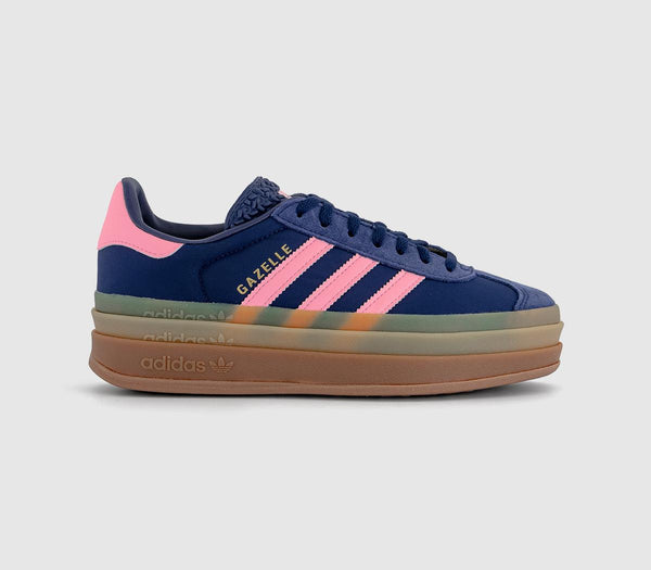 adidas Gazelle Bold W Dark Blue Pink Spark Dark Blue