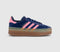 adidas Gazelle Bold W Trainers Dark Blue Pink Spark Dark Blue