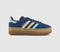  adidas Gazelle Bold W Trainers Dark Blue Almost Pink Almost Yellow Uk Size 5