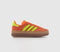 Odd Sizes - adidas Gazelle Bold W Solar Orange Solar Green Gum - UK Sizes Right 7/Left 6