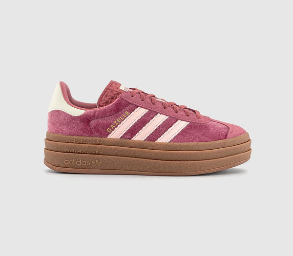 adidas Gazelle Bold W Trainers Preloved Crimson Sandy Pink Offwhite