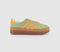 adidas Gazelle Bold W Semi Green Screaming Orange Gum Uk Size 6