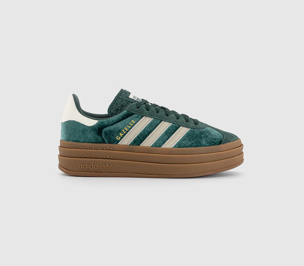 adidas Gazelle Bold W Trainers Mineral Green Putty Grey Mineral Green