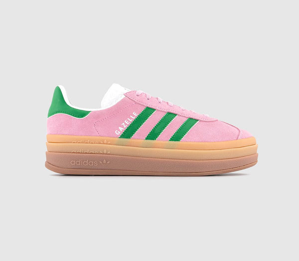 adidas Gazelle Bold W True Pink Green White Uk Size 9