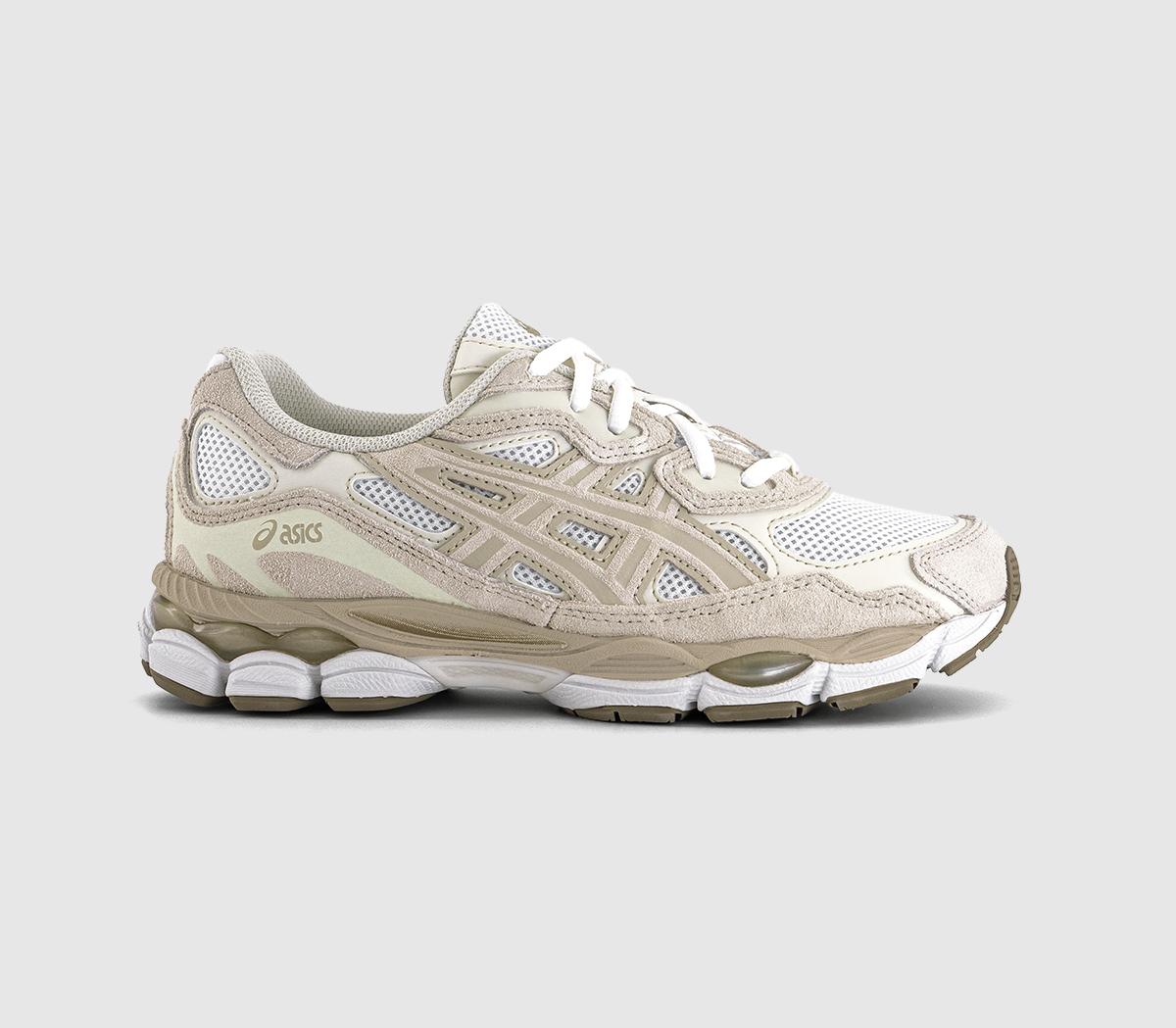 ASICS Gel NYC Trainers White Feather Grey