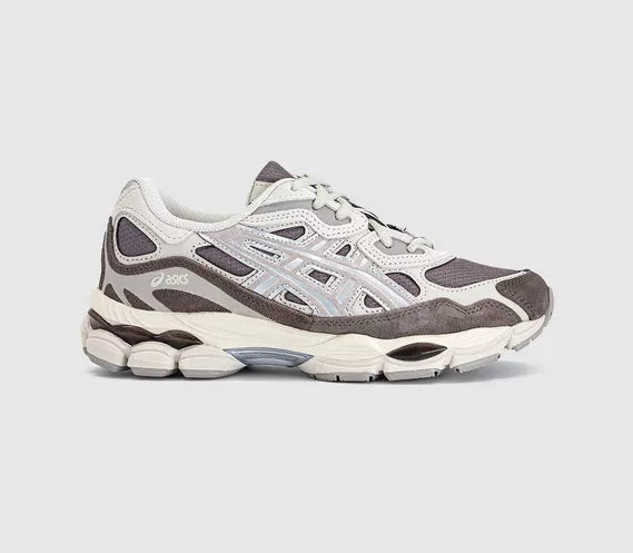 ASICS Gel NYC Trainers Cocoa Powder Pure Silver