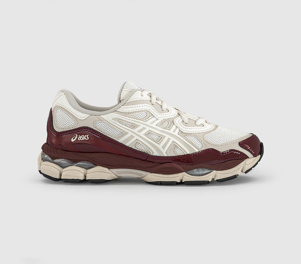 ASICS Gel NYC Trainers Cream Antique Red