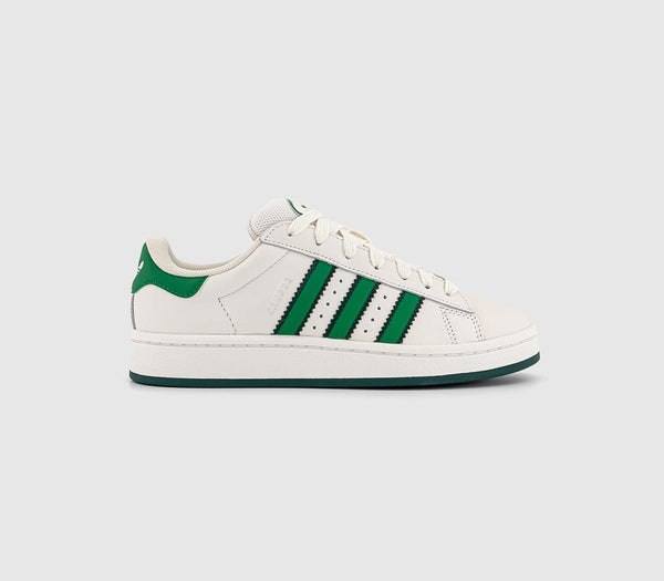 adidas Campus 00's Trainers Core White Green Off White
