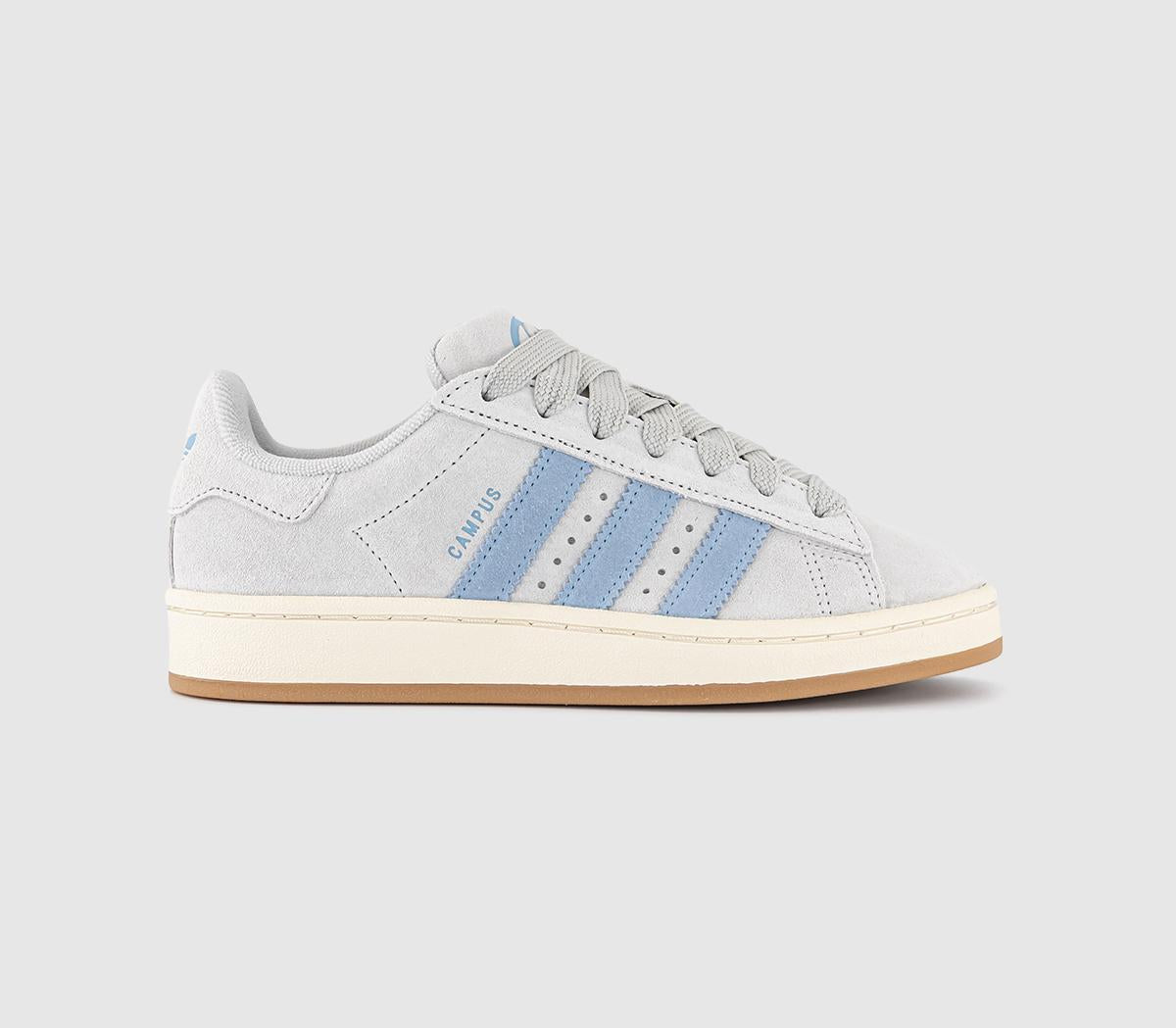  adidas Campus 00S Trainers Grey Cream White Clear Sky Uk Size 5