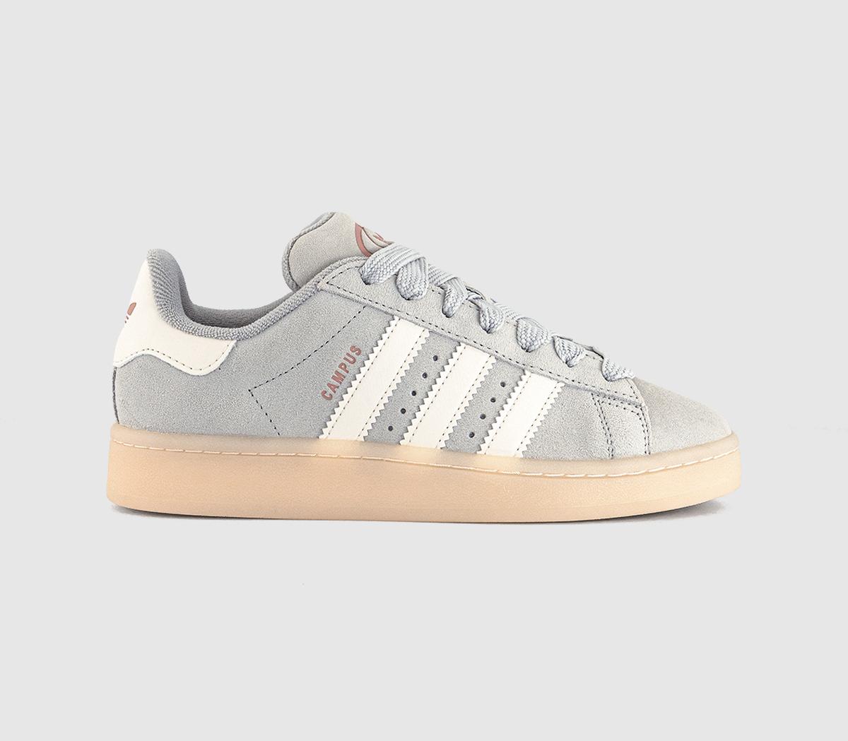  adidas Campus 00S Trainers Grey Chalk White Wonder Mauve Uk Size 6