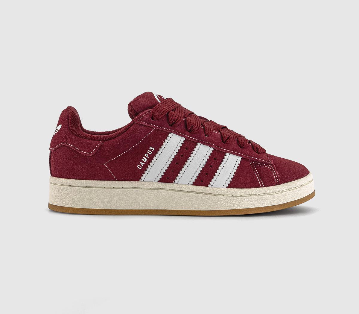 adidas Campus 00S Trainers Nobel Maroon White Offwhite