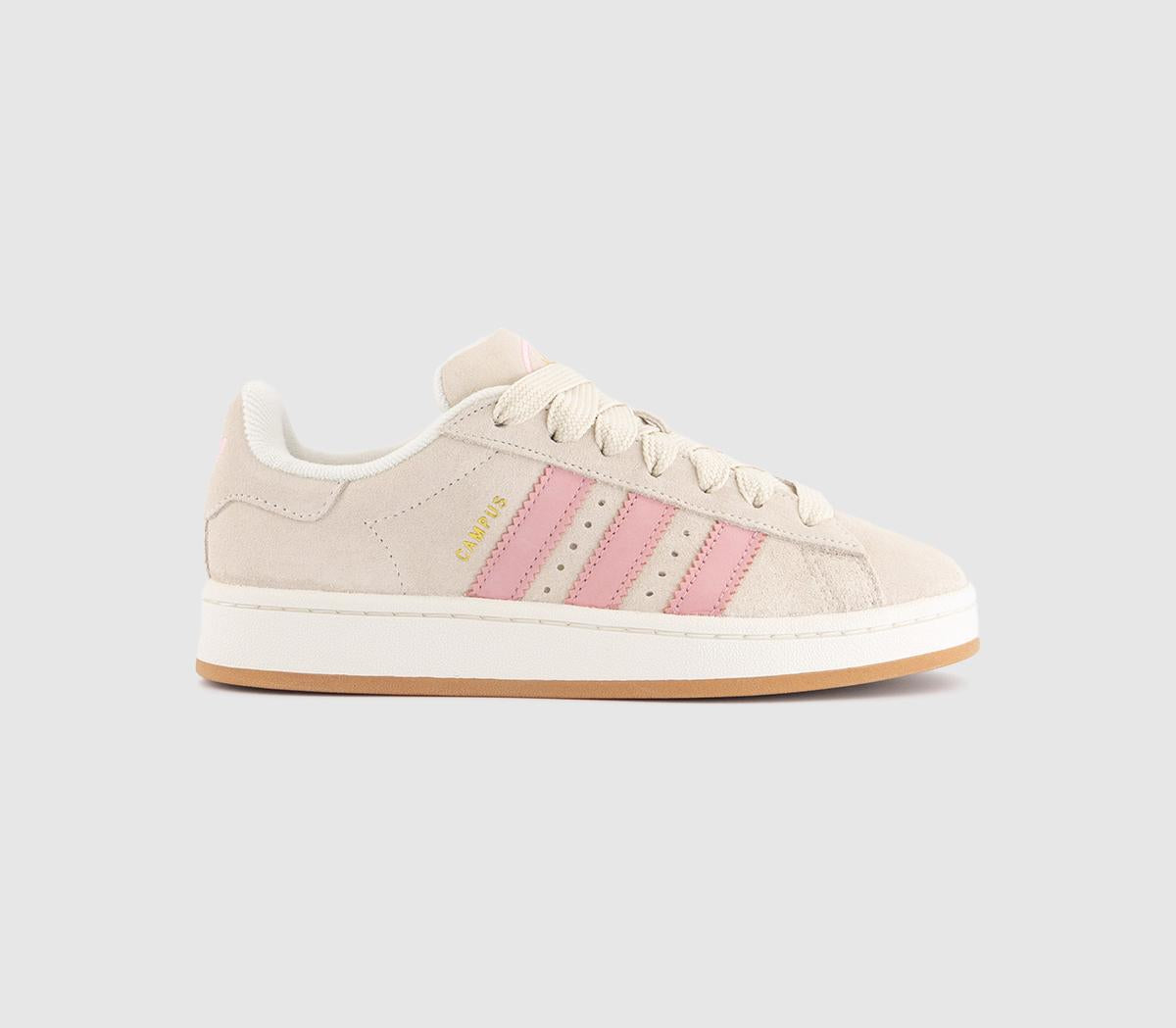 Odd Sizes -  adidas Campus 00s Trainers Cream White Wonder Mauve Glow Pink - UK Sizes Right 6/Left 6.5