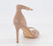 Womens Office Hustle Barely There Stiletto Sandals Nude