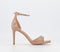 Womens Office Hustle Barely There Stiletto Sandals Nude