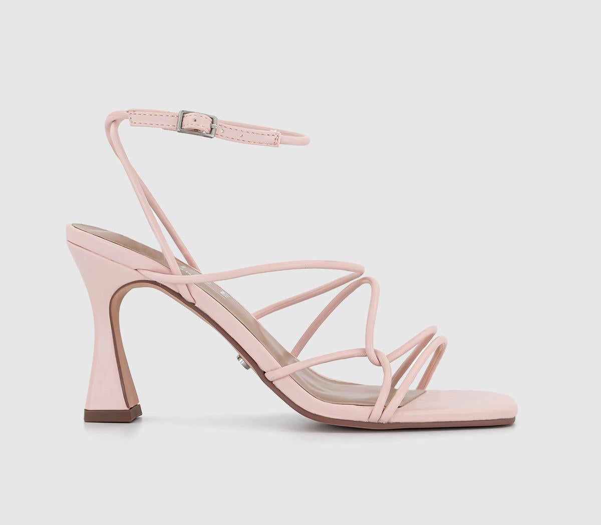 Womens Office Million Dollar  Strappy Sandals Pink