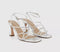 Womens Office Million Dollar Strappy Sandals Silver